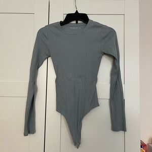 Abercrombie & Fitch Light Blue Long Sleeve Bodysuit